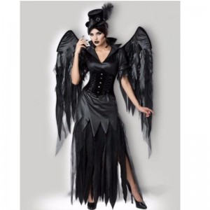 Midnight Raven 1138 Black Party aikuisten puvut, seksikäs karnevaali Cosplay Halloween