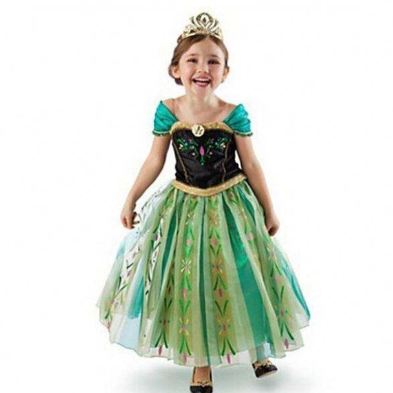 Suorituskykypuku prinsessa Anna mekko Lasten pukeutumisprinsessa Anna -mekko