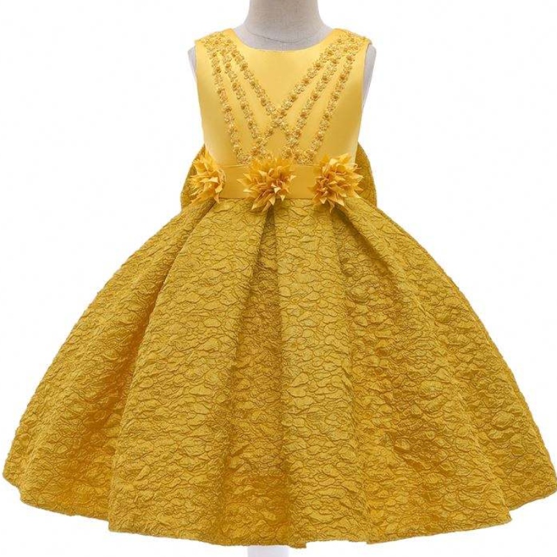 Baige New Girls \\\\ \'Häämekot pienet lapset Catwalk Princess Dress Syntymäpäiväjuhlia pallo puku L5252