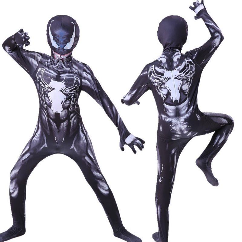Kids Venom -puku cosplay supersankaripukut cuit -jumpsuit body puku