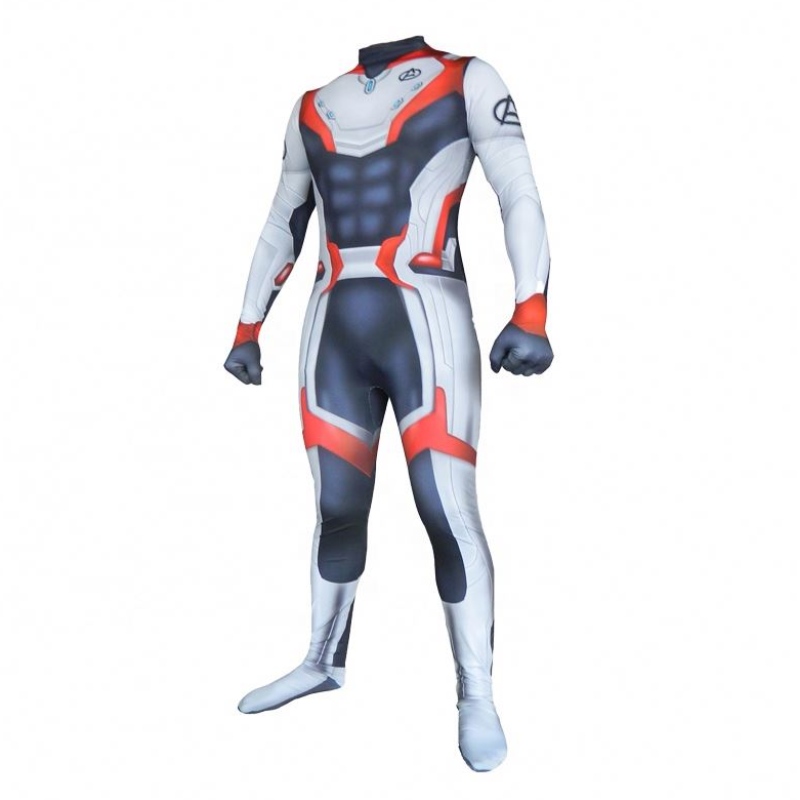 Ecoparty New Style Avenger 4 Endgame Quantum Realm Cool Superhero Cosplay Zentai Bodysuit -pukut miehille Aikuisten pukut