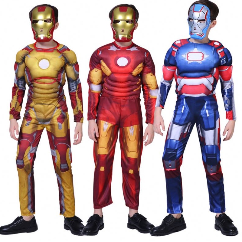 Supersankarilaiset lihas hämähäkkimiehet puku lapsi cosplay super sankari Halloween-puvut lapsille poikien tytöt S-XL