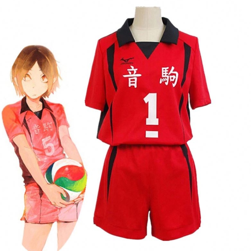 Aikuinen Haikyuu Nekoma High School#5 1 Kenma Kozume Kuroo Tetsuro Cosplay Haikiyu Volley Ball Team Jersey Sportswear Uniform
