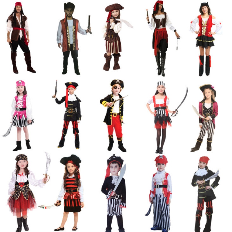Amazon Hot Sale cosplay -puku Halloween Pirate -juhlavaatteet lapsille