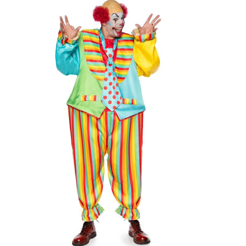 MEN\\\'S CIRCUS CLOWN COSTUME